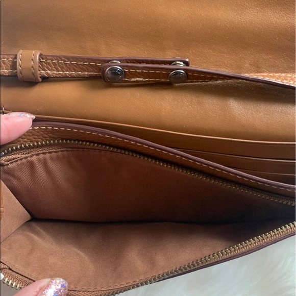 Coach x Keith Haring Leather Crossbody Clutch - Picture 6 of 7